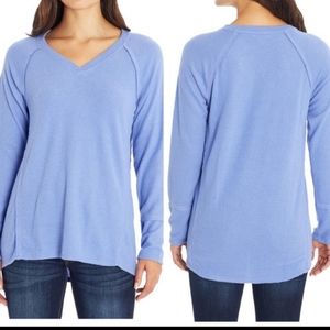 Wildfox Haley Brushed Long Sleeve Comfy Tunic Top